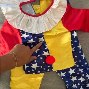 VINTAGE CLOWN COSTUME KIDS 2-3T